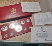 Srebrne monety Bahamy 1976  srebro  zestaw 9 monet