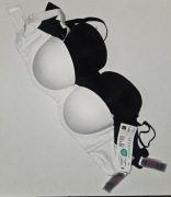 2x NOWY biustonosz stanik 80D Pepco czarny biały