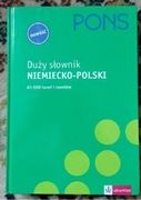 Duży słownik niemiecko - polski i niemiecko - polski