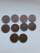 Monety angielskie jednopensowe