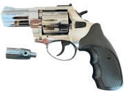 Pistolet HUKOWY Rewolwer HUKOWY ZORAKI R1-K6L BEZ ZEZWOLENIA SREBRNY CHROM