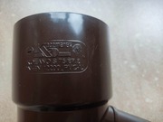 Kolano rury spustowej 75/67 brąz SPECJALNE