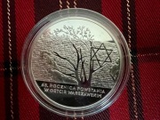 Moneta 20 zł 65 rocznica powstania w getcie warszawskim 2008 rok