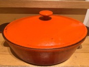 Garnek żeliwny czerwony IKEA