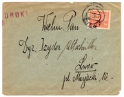 List do Lwowa, frankatura Fi 127