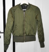 *H&M* świetna bomberka khaki 36 S