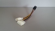 Przejściówka 2 x MOLEX --> PCI 6PIN