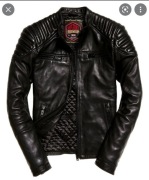 Kurtka skórzana Superdry rozm M 