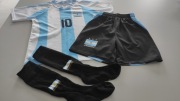 komplet piłkarski Messi Argentyna koszulka spodenki skarpety
