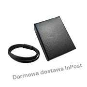 SKÓRZANA MĘSKA BRANSOLETKA RZEMYKI OWIJKA ELEGANCKA 