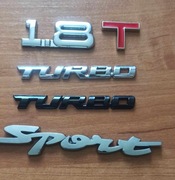 znaczek , turbo  , Sport , 1,8  ,Black Edition 