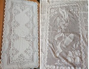 obrus na stół bieżnik serweta koronkowy świąteczny wielkanoc haftowany 