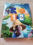 2x Blu-ray Rio oraz Rio 2 (polska wersja, włoskie wydanie) + ukraiński 