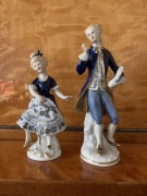 Figurki Arystokracja Dworzanie Porcelana Lippelsdorf GDR NIEMCY IDEAŁY