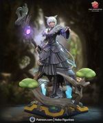 Figurka druk 3D żywica 12K " Y'shtola Rhul Final Fantasy - F1114 " - 150 mm