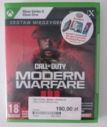 Call of duty Modern Warfare III xbox one xbox X PL wersja płytowa