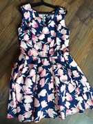 Sukienka w kwiaty 42 śliczna