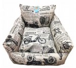 Legowisko dla psa - fotel dla psa kota gazetka