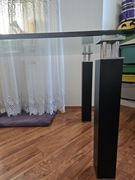 Stół szklany 150x90x75