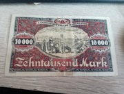 Banknot 10000 marek Karlsruhe