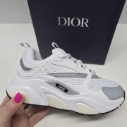 Buty sportowe Dior CD B22 biało-srebrne rozm. 37