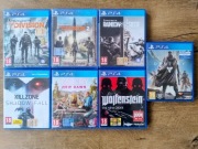 PS4 Zestaw 7 gier FPS + The Division 2 | Far Cry, Wolfenstein, Rainbow Six