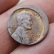 Moneta Usa Cent z Błędem przy wybiciu