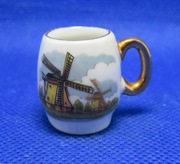 Mini Kubeczek Kolekcjonerski Porcelanowy Wiatraki