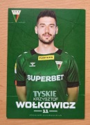 Oficjalna karta klubowa GKS Tychy 2022/23 Krzysztof Wołkowicz
