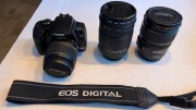 Canon 400D + 3 obiektywy + akcesoria