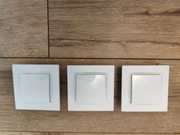 Włącznik pojedynczy Simon biały KOMPLET