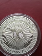 1 Dollar, Australia, 2016r. Kangur, 1 Oz. Ag 