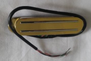 Podwójny Humbucker Dual Rail Pickup Złoty