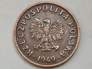 5 groszy 1949 brąz stan 1 (896)
