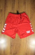 Szorty Hummel r. S czerwone krótkie sportowe poliester 