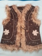 Kożuszek bezrękawnik sztuczny 146 152 158