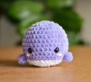 wieloryb wielorybek pluszak maskotka szydełko 