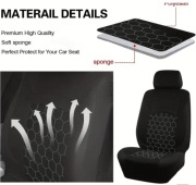 Uniwersalne Pokrowce na Fotele Samochodowe z Wzorem Piłki Nożnej, 