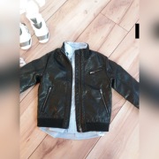Kurtka wiosenna h&m skóropodobna 98