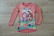 Bluzeczka dziewczęca , tunika rozmiar 140. Masha i Niedźwiedź.