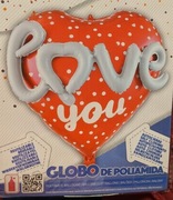 Balon foliowy z napisem love you 65 cm