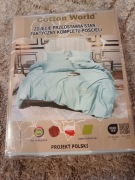 Komplet pościeli o wymiarach 160x200 + 2x 70x80 Mikrofibra z haftem Mint