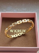 Pozłacana Bransoletka ze Stali