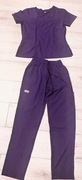 Scrubs damski S fioletowy