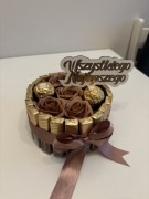 Torcik z czekoladek merci prezent dzien mezczyzn imieniny urodziny