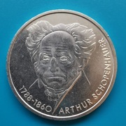 10 marek 1988 D RFN Rocznica śmierci A.Schopenhauera Ag 0,625 waga 15,5