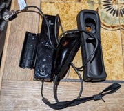 wii wiiu remote black czarny RVL 036 motion plus nunchak