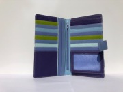 PORTFEL damski MyWalit włoski miękka skóra niebieski granatowy