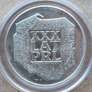 200 zł 1974 r. *XXX LAT PRL Srebro Ag 625. *Waga 14,5 g.