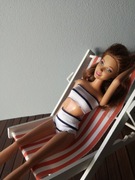 Ubranka dla lalki Barbie - strój kąpielowy 